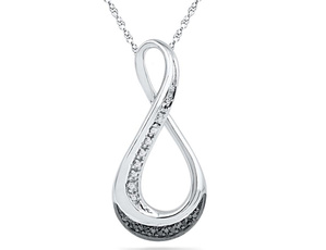 DIAMOND, Jewelry, sterling silver, Fashion