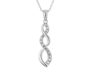 DIAMOND, Jewelry, sterling silver, Fashion
