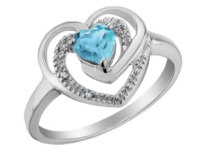 Jewelry, heart ring, sterling silver, promise rings