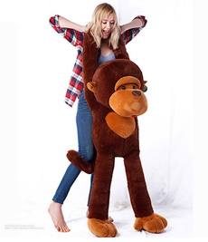 Plush Toys, brown, Toy, monkey