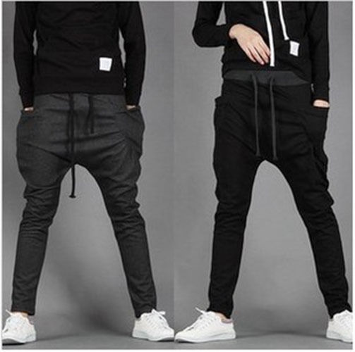 Nuevos pantalones deportivos de moda para hombre Pantalones Harem Pantalones  deportivos Pantalones cargo Joggers | Wish