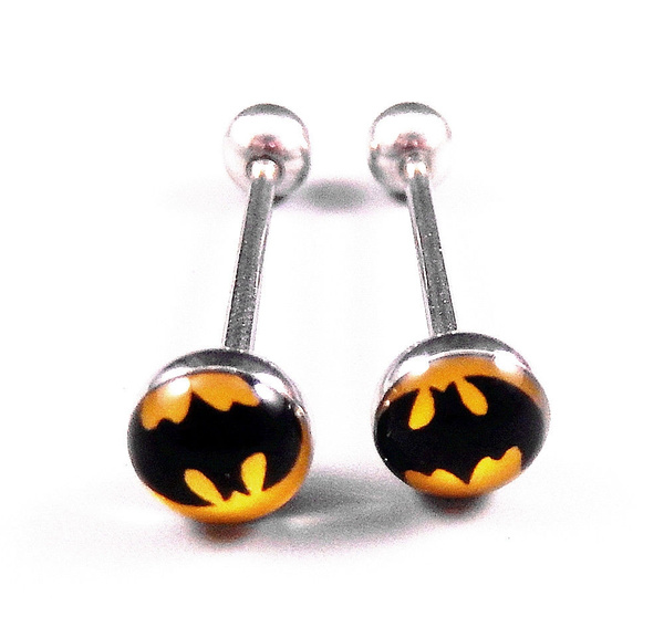 Batman deals nipple rings