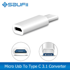 SAUFII USB 3.1 Type C to 5PIN Micro USB Data Charger USB C Type C Adapter For NEXUS 5X 6P MiPad 2 Lumia 950 and All Typr C Port Devices 
