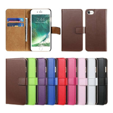 Genuine Leather Flip Stand Wallet Case Cover For iPhone X 6 7 6S / 5S SE 5 For Samsung Galaxy S8 S8 Plus S7 S7 Edge / S6 / S6 Edge Plus A510 A710 J310 J510 J710 Stand Case for Huawei Mate 9 P8 P9 P8lite P9lite