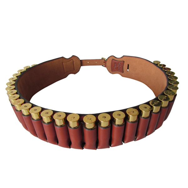 Tourbon Genuine Leather 20 Gauge Shotgun Shell Holder Tactical