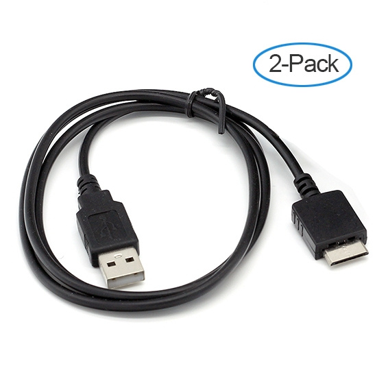 USB DC Charger Data SYNC Cable Cord Lead For Sony MP3 NWZ-E475 BLK NWZ-E475RED Lysee Data Cables 