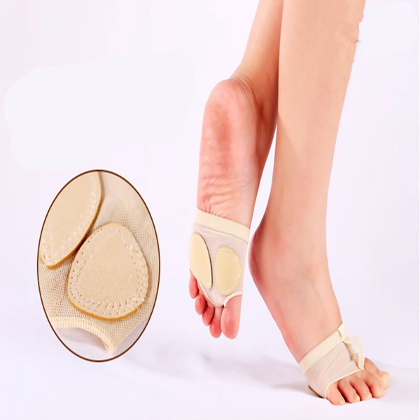 Lyrical Dance Shoes Nude 1*Pair Foot Thong All Sizes:S M L Ballet 