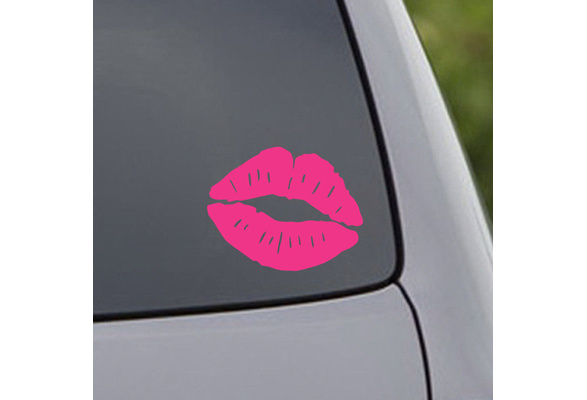 Kiss Me Again Sexy Lip Redline Swoosh Graphic. Sticker for Sale by  Subhakorn