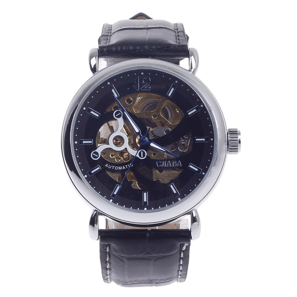 CJIABA GK8021 Double Sided Skeleton Automatic Analog Men s Wrist