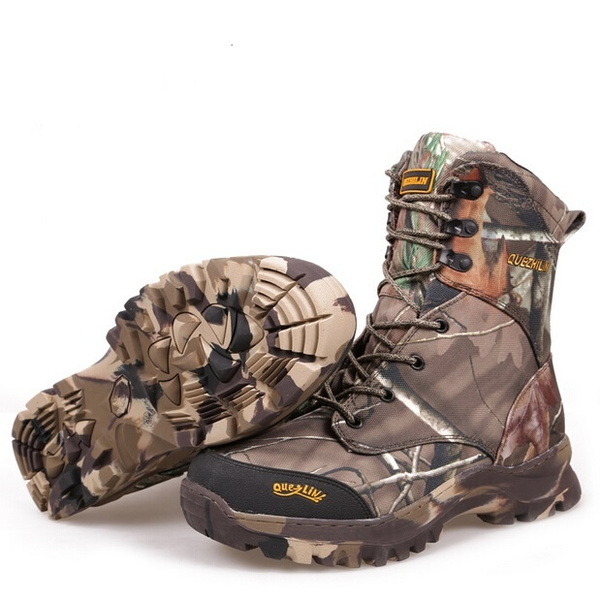 Camo Hunting Boots Realtree AP Camouflage Snow Boots Waterproof Outdoor Camo  Boot Hunting Fishing Shoes Plus Size
