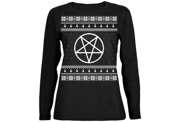 satanic xmas sweater