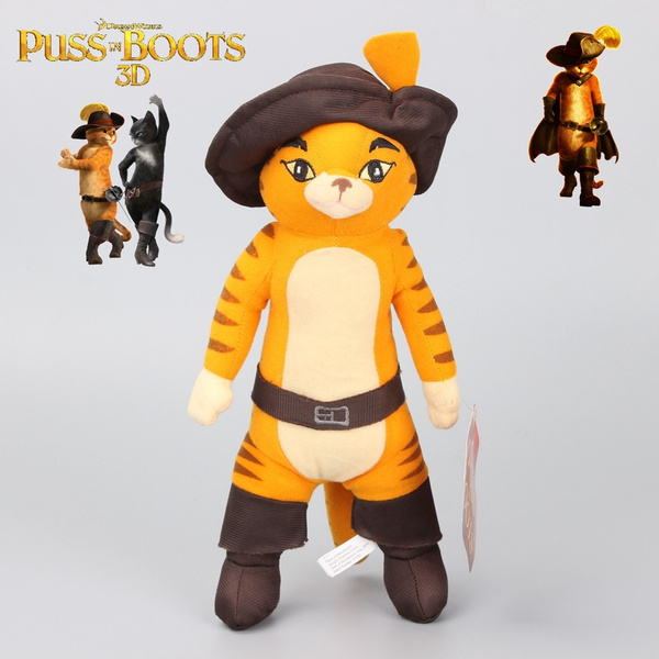 Yellow Puss in Boots Plush Shrek Movie Doll Dance CAT Stuffed ANIMAL 13  inch Toy | Wish