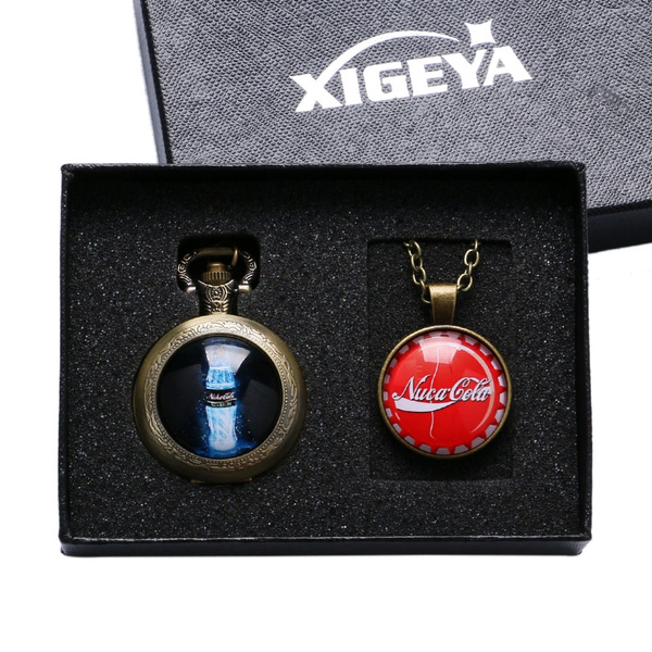 Fallout 4 Game Quantum Nuka Cola Bottle Cap Pocket Watch | Wish