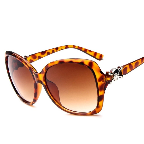 Womens deals leopard sunglasses