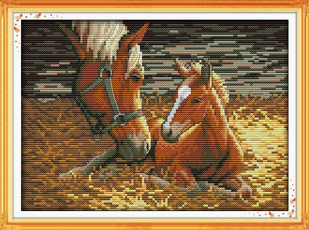 horse, crossstitchembroideringdiagram, Knitting, Love