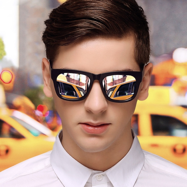 Reflective store sunglasses men