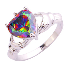 claddaghring, rainbow, Mote, Smykker