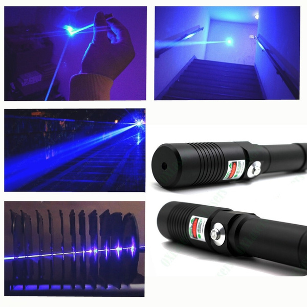 The Most Powerful Burning Laser Torch Focusable Blue Laser Pointer Burn  Paper