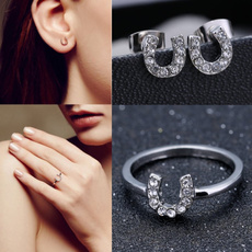 Jewelry, Silver Ring, women earrings, saddlering