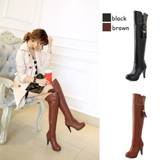 brown, Fashion, Womens Shoes, leather