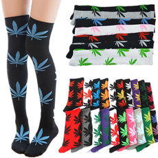 Marijuana women, maple, Cotton Socks, leaf