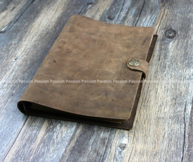 diarie, brown, leather, Vintage