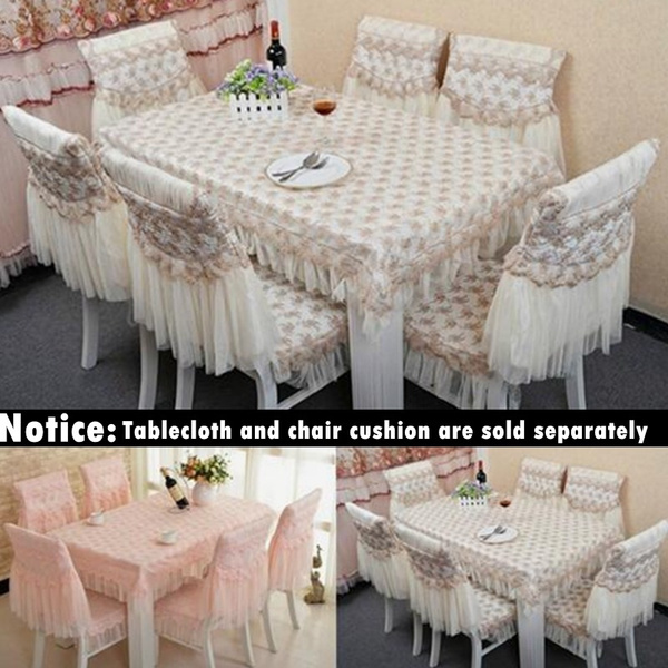 Fashion Dining Table Cloth Chair Covers Cushion Tablecloth Dining