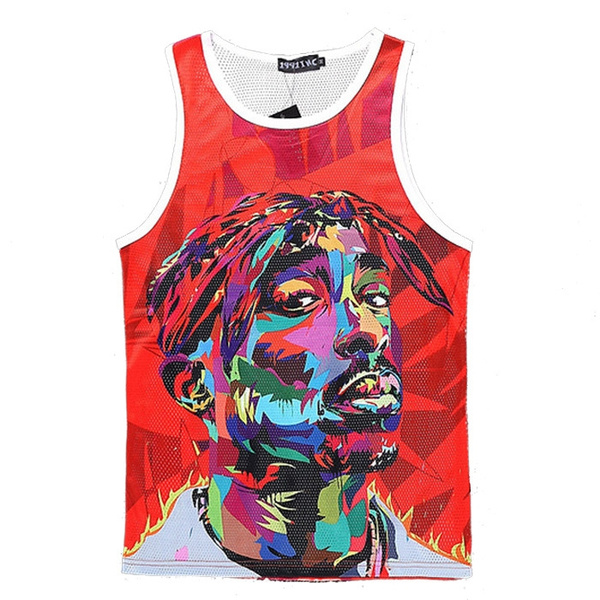 Tupac Shakur 2Pac tank tops for women 