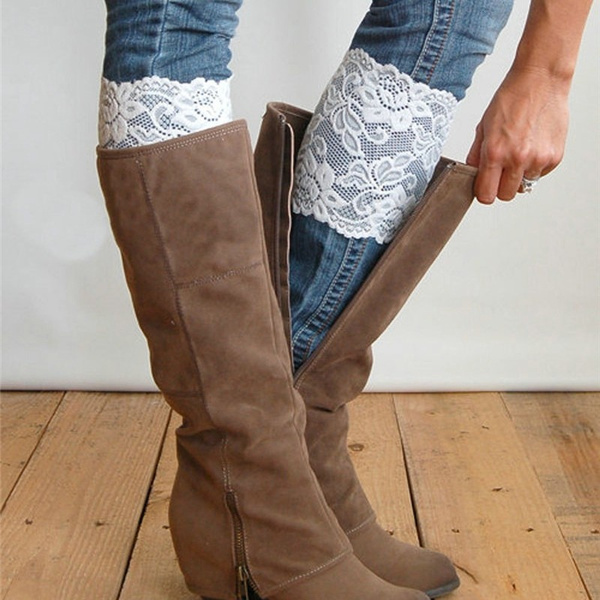 lace boot cuffs