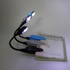 Stylish Flexible Portable Travel Book Reading Light Lamp Mini LED Clip Booklight