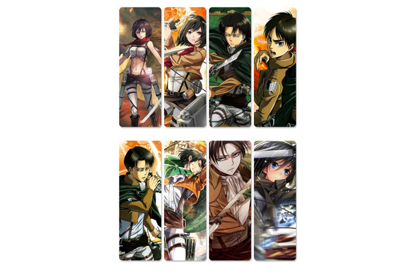 8pcs/set PVC Lesezeichen Bookmarks of  Anime Naruto book mark 