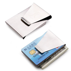 Steel, Fashion, Stainless Steel, Credit Card Holder Wallet