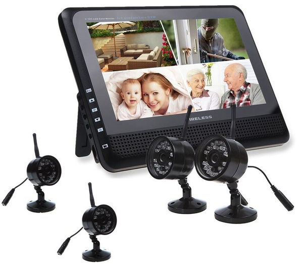 wireless 4ch quad dvr