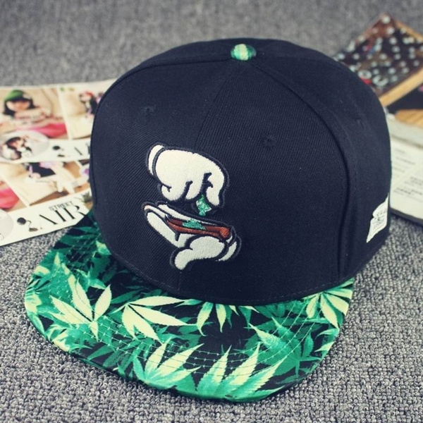 Cool Finger Marijuana Weed Leaf Men 