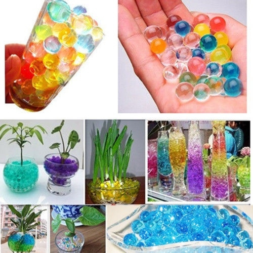 Vases 10 Bag Multicolors Crystal Soil Plant Flower Jelly Mud Water Beads  For Plants Pearls Vase Gel Balls Home Decoration 230701 From Deng10, $5.1