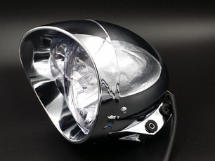 motorcycleaccessorie, motorcycleheadlight, Bullet, chrome