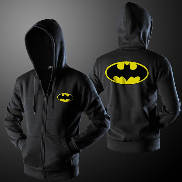 batman zip up moletom com capuz