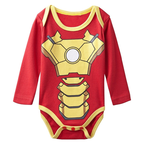 Iron man deals baby onesie