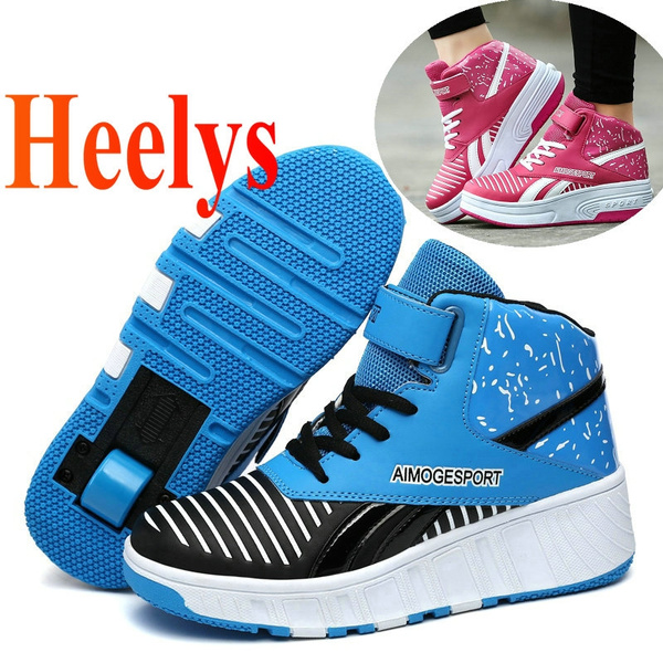 Size 28-43 LED Light Heelys Children with Wheels Kids Roller Skates Shoes Heelys for Boys with Light | Wish