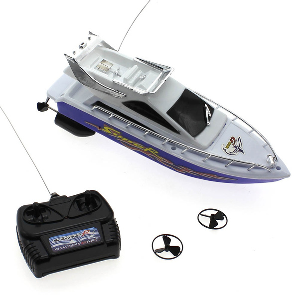 Children Kids Mini Remote Control Boat Electric Toy Model Ship Sailing Game Gift 