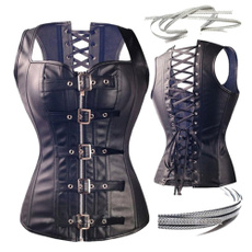 corset top, Black Corset, Plus Size, Gothic corset