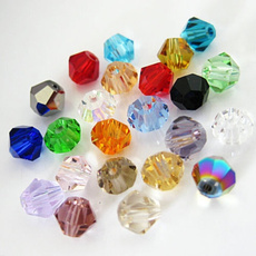 Hot Wholesale Lots 1000pcs Crystal Multicolor 4mm Bicone DIY Beads