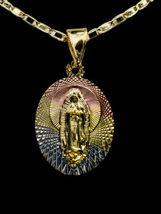 nuestraseñoradeguadalupe, rosary, Joyería de pavo reales, gold