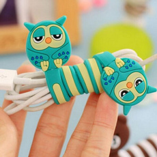 Cute Animal Cartoon Headset Headphones Earphone Cable Winder Cord Organizer Holder for Cell Phone Iphone Ipad Mp5 Mp3 Mp4 Phone Accessories
