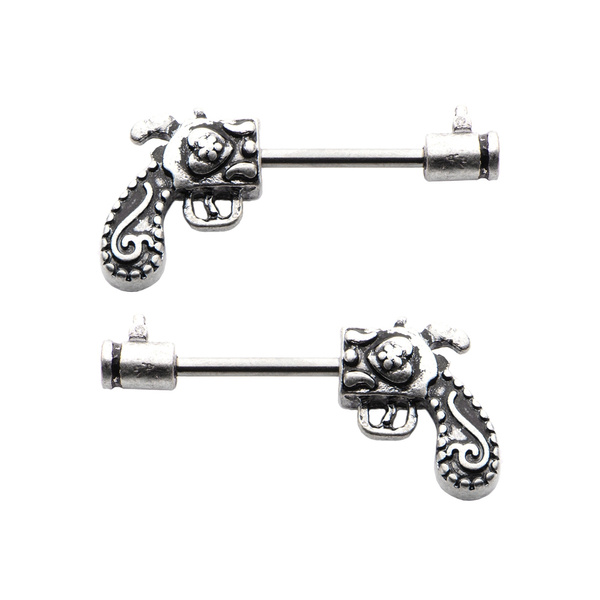 Gun nipple clearance barbells