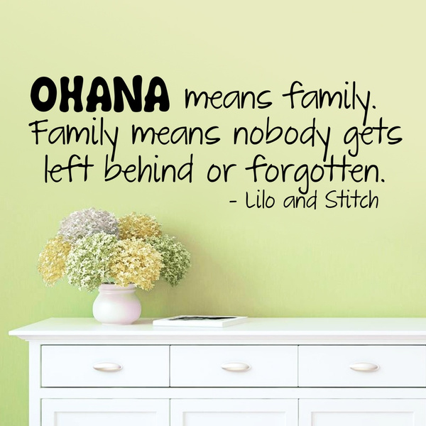 lilo and stitch quote ohana wallpaper