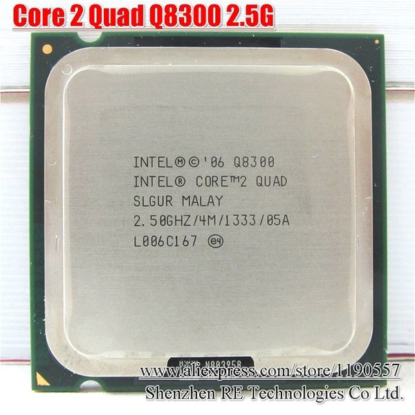 Moeras dienen Reorganiseren Original Core2 Quad Q8300,INTEL CORE 2 QUAD Q8300 Processor (2.5GHz /4MB  Cache/FSB 1333)Desktop LGA 775 CPU | Wish