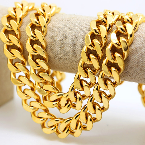 Chain Statement Necklace Men Jewelry 