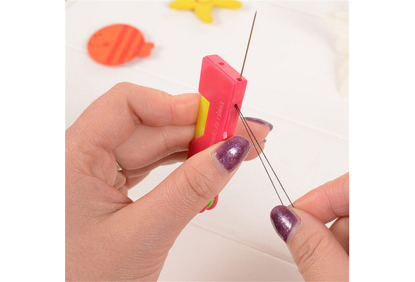Colorful Automatic Needle Threader Nail Set Back For Elderly Perfect Sewing  Tool And Guide Gift For Mom From Romanda, $0.18