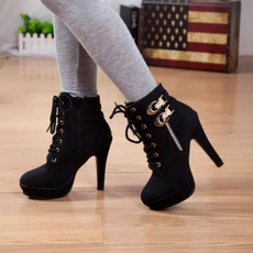 Women's High Heel Winter Boots Fashion Platform Shoes